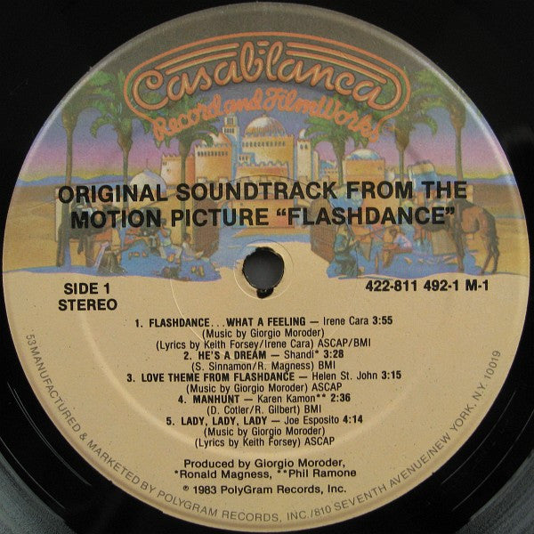 Various - Flashdance (Original Soundtrack From The Motion Picture) - LP