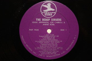 Eddie Jefferson, Joe Carroll & Annie Ross - The Bebop Singers - LP