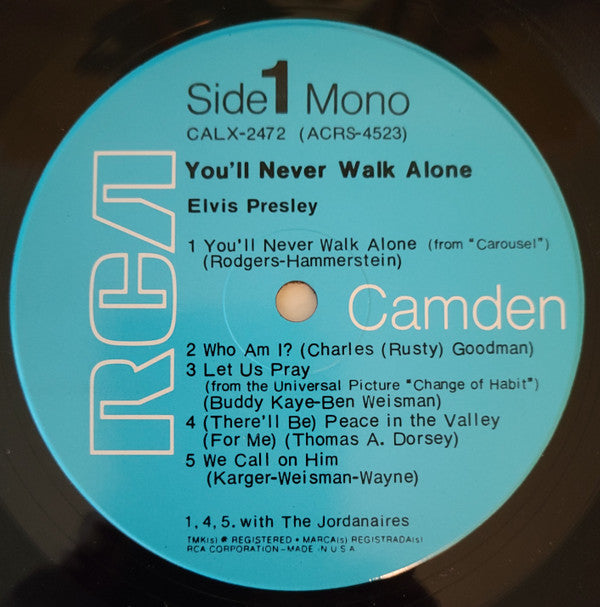 Elvis* - You'll Never Walk Alone - LP