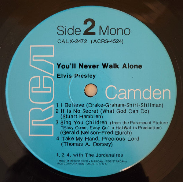 Elvis* - You'll Never Walk Alone - LP