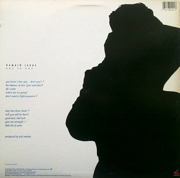 Howard Jones - One To One - LP