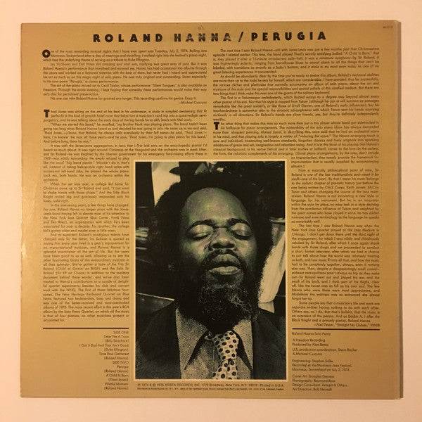 Roland Hanna - Perugia: Live At Montreux 74 - LP