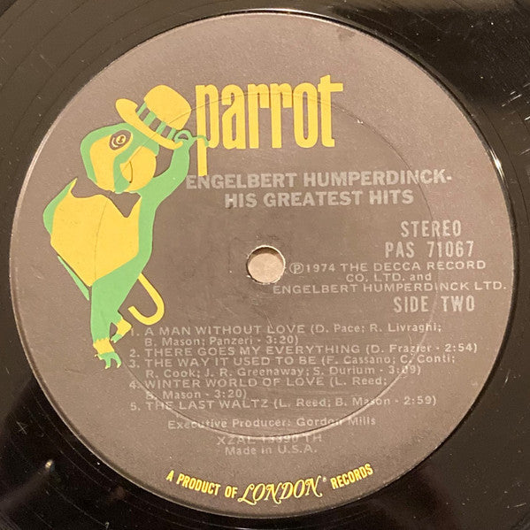 Engelbert Humperdinck - His Greatest Hits - LP