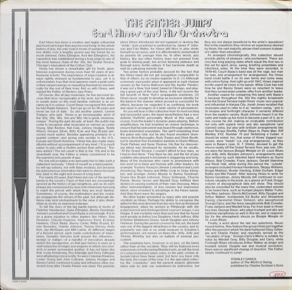Earl Hines And His Orchestra - The Father Jumps - LP