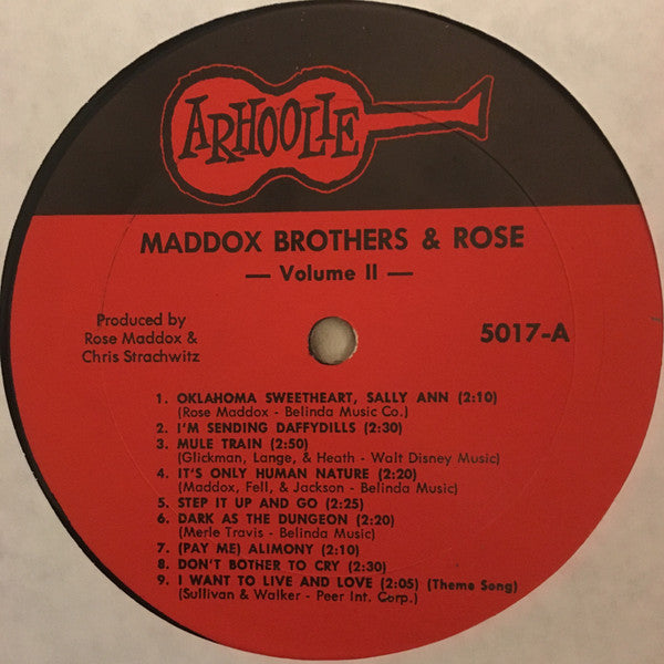 Maddox Brothers And Rose - 1946-1951 Volume 2 - LP