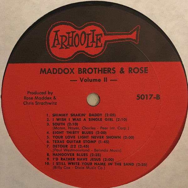 Maddox Brothers And Rose - 1946-1951 Volume 2 - LP