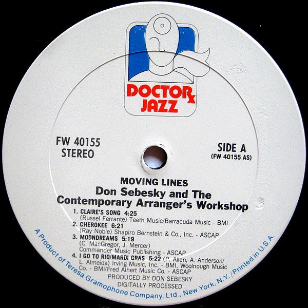 Don Sebesky And The Contemporary Arranger's Workshop - Moving Lines - LP