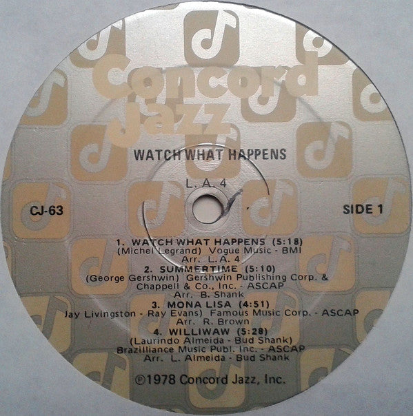 LA4 - Watch What Happens - LP
