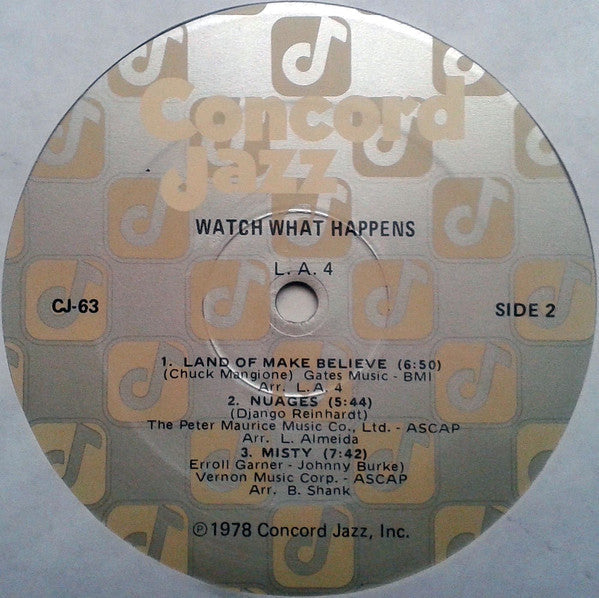 LA4 - Watch What Happens - LP