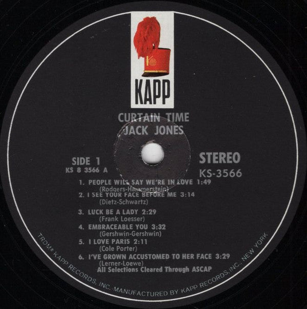 Jack Jones - Curtain Time - LP