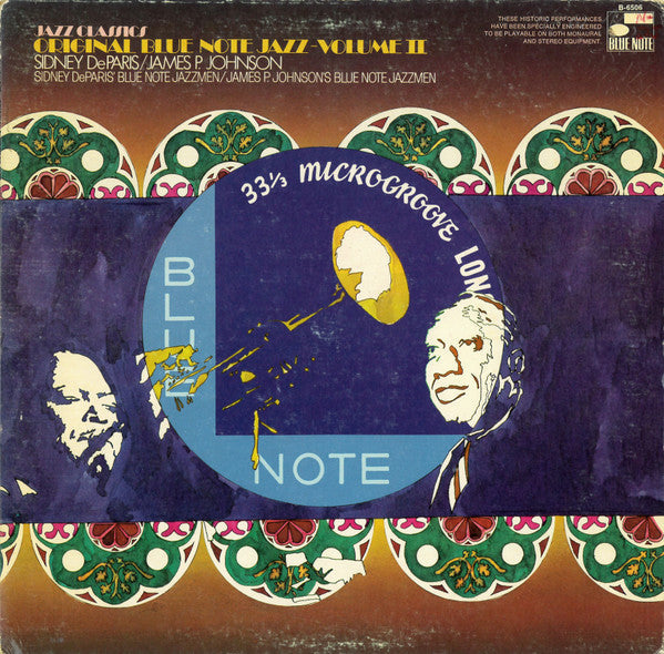 Sidney DeParis' Blue Note Jazzmen / James P. Johnson's Blue Note Jazzmen - Original Blue Note Jazz Volume II - LP