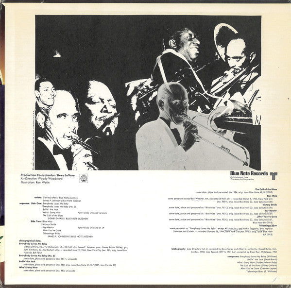 Sidney DeParis' Blue Note Jazzmen / James P. Johnson's Blue Note Jazzmen - Original Blue Note Jazz Volume II - LP