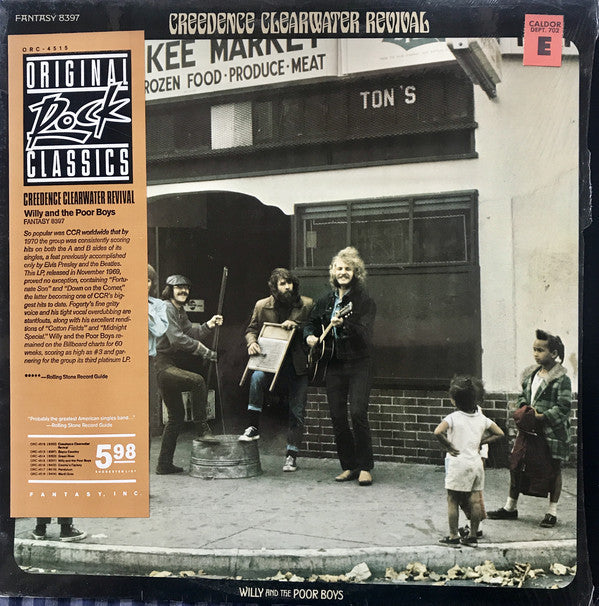 Creedence Clearwater Revival - Willy And The Poor Boys - LP
