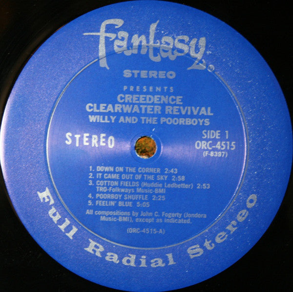 Creedence Clearwater Revival - Willy And The Poor Boys - LP