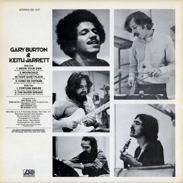 Gary Burton & Keith Jarrett - Gary Burton & Keith Jarrett - LP
