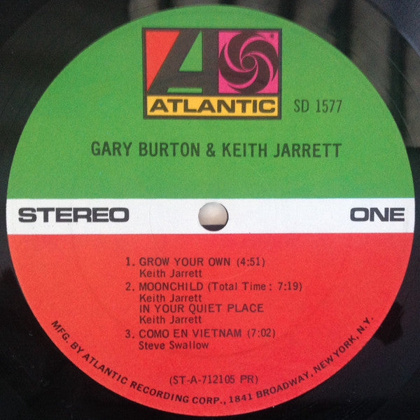 Gary Burton & Keith Jarrett - Gary Burton & Keith Jarrett - LP