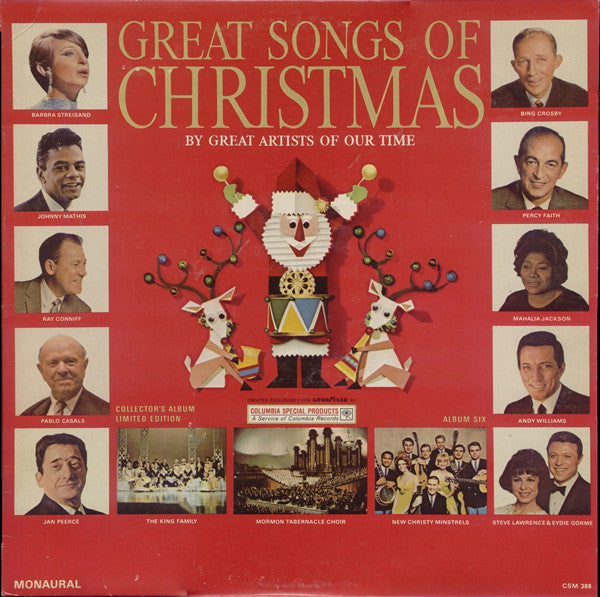 Various - The Great Songs Of Christmas (By Great Artists Of Our Time), Album Six - LP