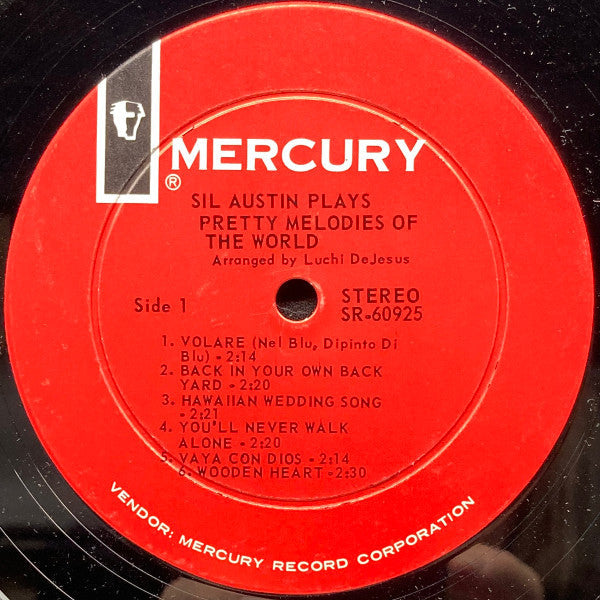 Sil Austin - Plays Pretty Melodies Of The World - LP