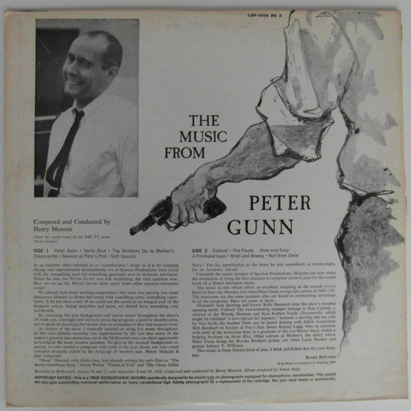 Henry Mancini - The Music From Peter Gunn - LP
