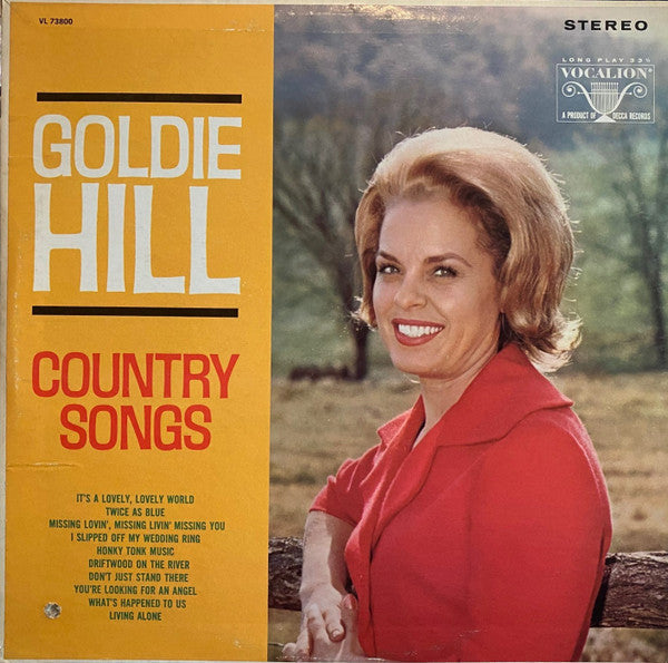 Goldie Hill - Country Songs - LP