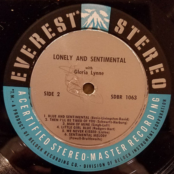 Gloria Lynne - Lonely And Sentimental - LP