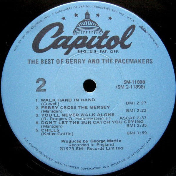 Gerry And The Pacemakers* - The Best Of Gerry And The Pacemakers - LP