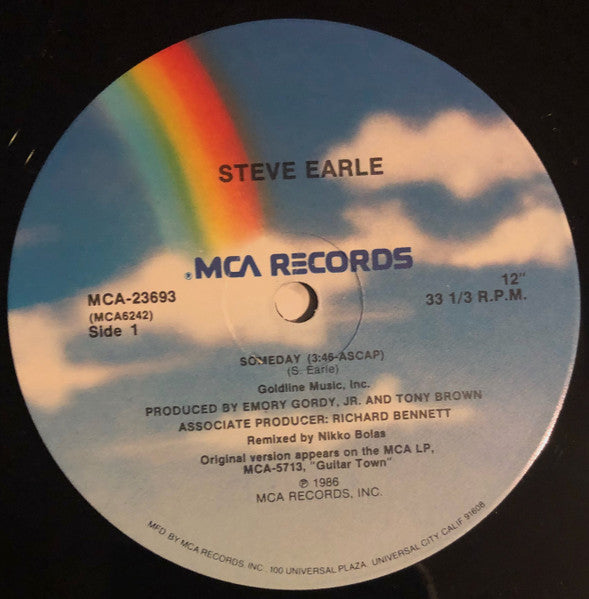 Steve Earle - Someday - LP