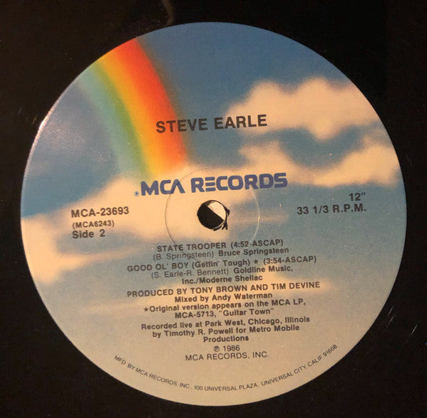 Steve Earle - Someday - LP