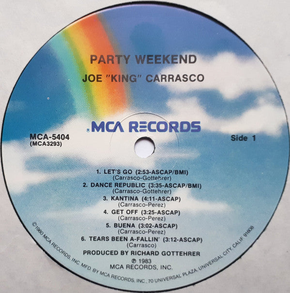 Joe King Carrasco & The Crowns - Party Weekend - LP