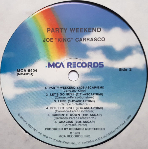Joe King Carrasco & The Crowns - Party Weekend - LP
