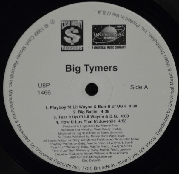 Big Tymers - Big Tymers - LP