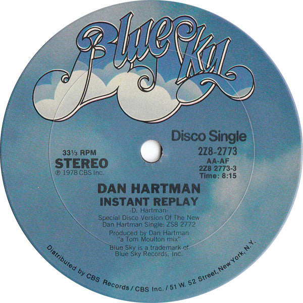 Dan Hartman - Instant Replay - LP