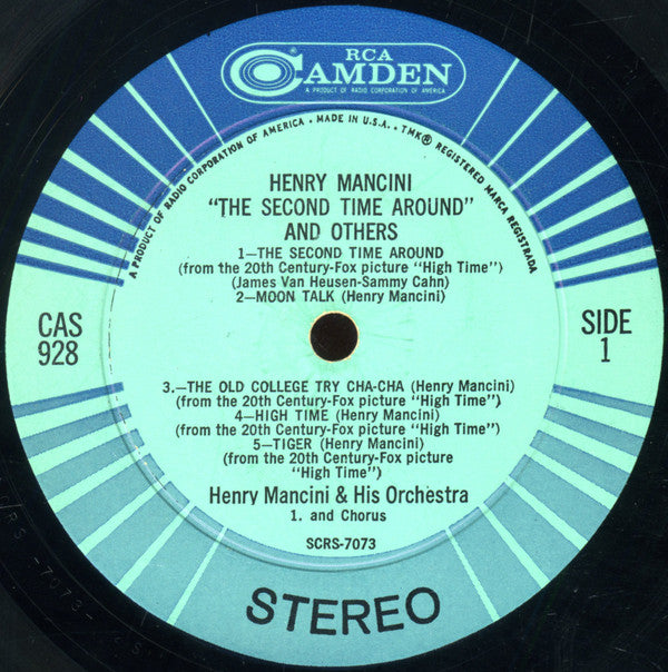Henry Mancini - The Second Time Around And Others - LP