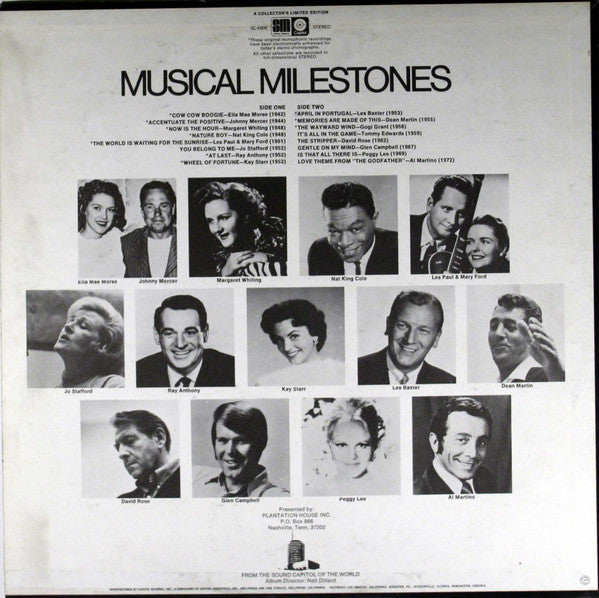 Various - Musical Milestones - LP