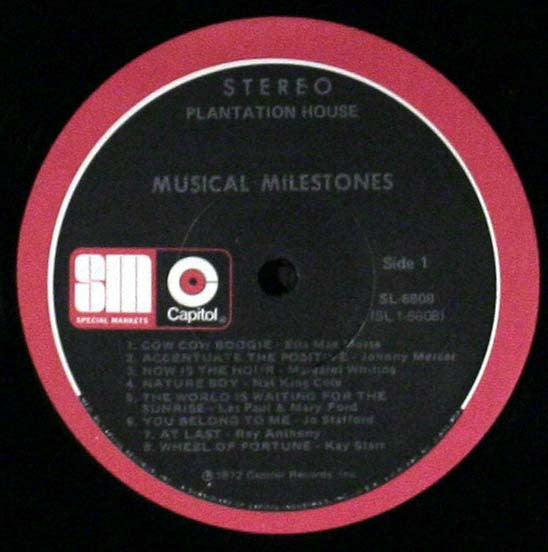 Various - Musical Milestones - LP