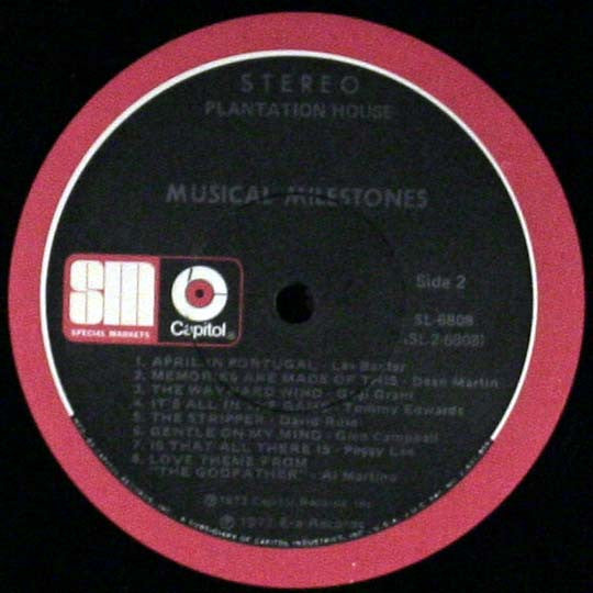 Various - Musical Milestones - LP