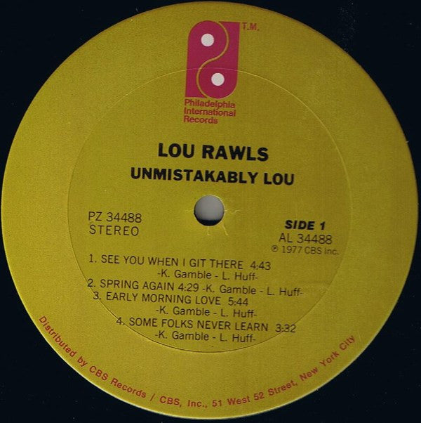 Lou Rawls - Unmistakably Lou - LP