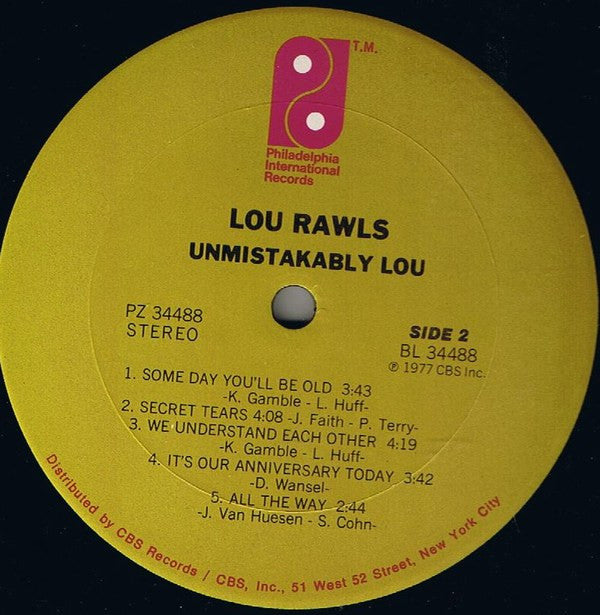 Lou Rawls - Unmistakably Lou - LP