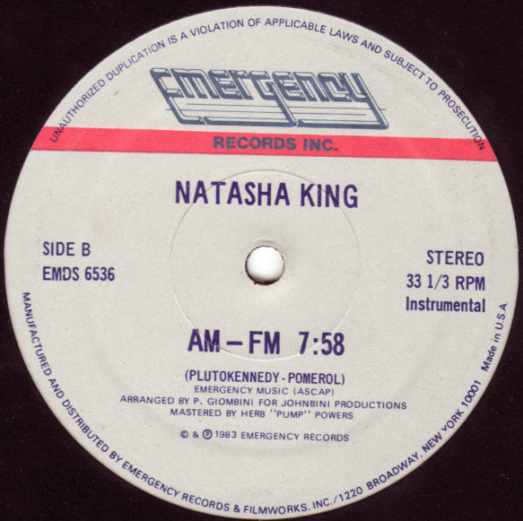 Natasha King - AM-FM - LP
