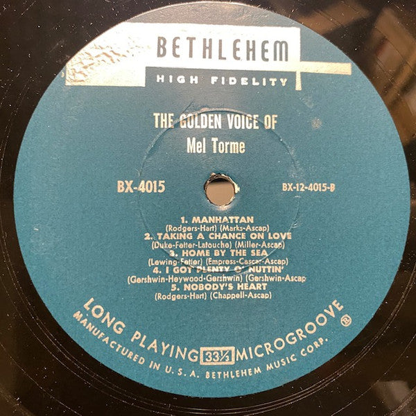 Mel Tormé - The Golden Voice Of Mel Tormé - LP