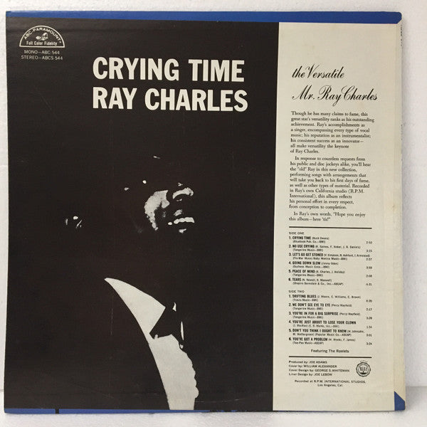 Ray Charles - Crying Time - LP