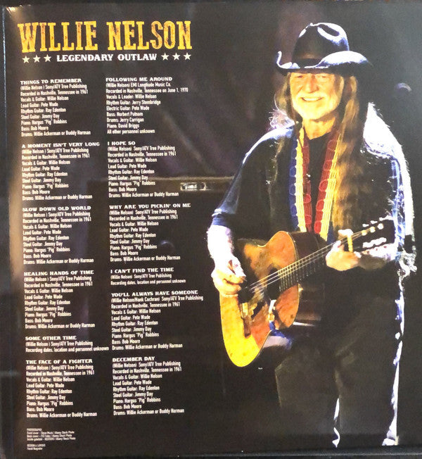 Willie Nelson - Legendary Outlaw - LP