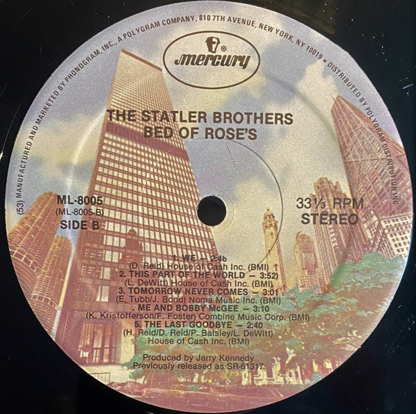 The Statler Brothers - Bed Of Rose's - LP