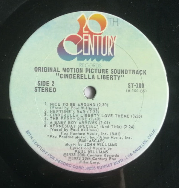 John Williams  - Cinderella Liberty (Original Motion Picture Soundtrack) - LP