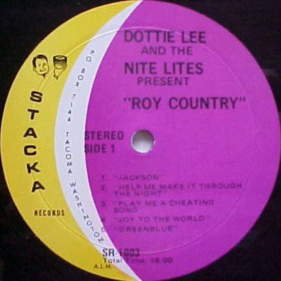Dottie Lee And The Nite Lites - Dottie Lee And The Nite Lites Present  "Roy Country" - LP