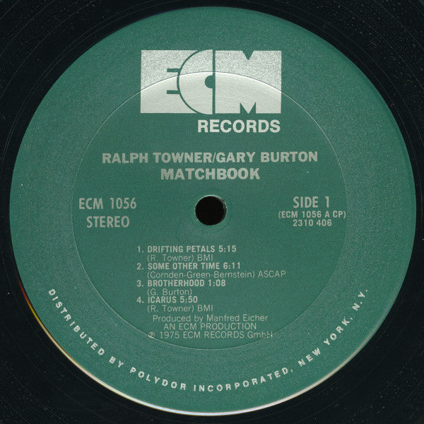 Ralph Towner / Gary Burton - Matchbook - LP