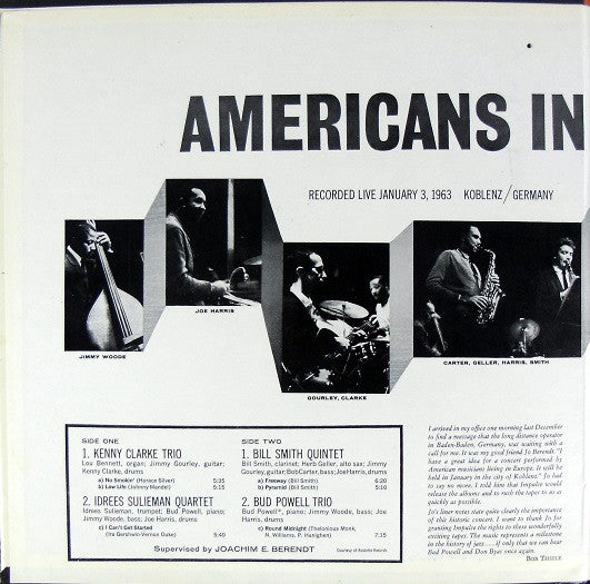 Various - Americans In Europe, Vol.1 - LP