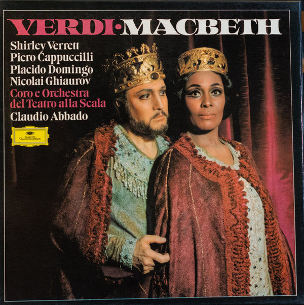 Verdi* - Shirley Verrett, Piero Cappuccilli, Plácido Domingo*, Nicolai Ghiaurov, Coro* E Orchestra Del Teatro Alla Scala, Claudio Abbado - Macbeth - LP