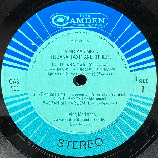 Living Marimbas - Tijuana Taxi - LP