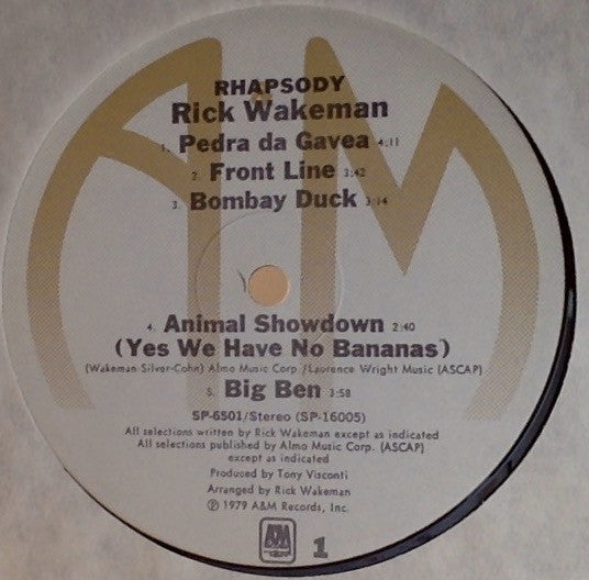 Rick Wakeman - Rhapsodies - LP